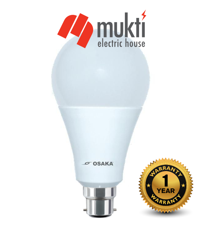 OSAKA 12 Watt ACDC Backup LED ECO Bulb Emergency White Lamp without Electricity 1 Year Warranty 12W AC/DC