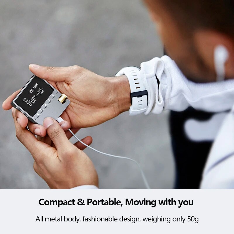 Original IRIVER ICM10 MP3 Player Portable Lossless Music Player With Clip Mini Bluetooth DAP Up to 15hours Playback Radio 16GB. 