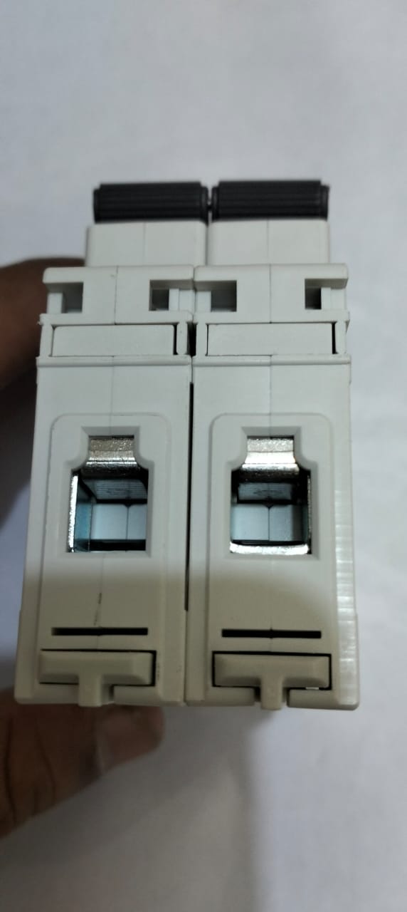 DC 63A MCB DP Circuit Breaker. 