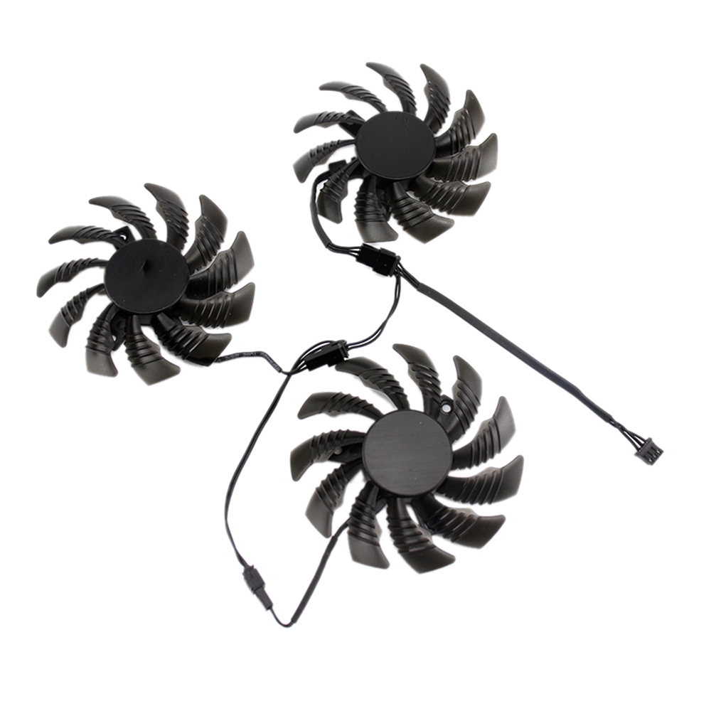 3PCS 75MM PLD08010S12H 3PIN GTX970 GPU FAN for Gigabyte GV-N970WF3OC-4GD GTX970 Graphics Video Card Cooling Fan. 