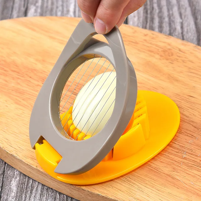 Famous Plastic Egg Cutter Slicer - Multicolor