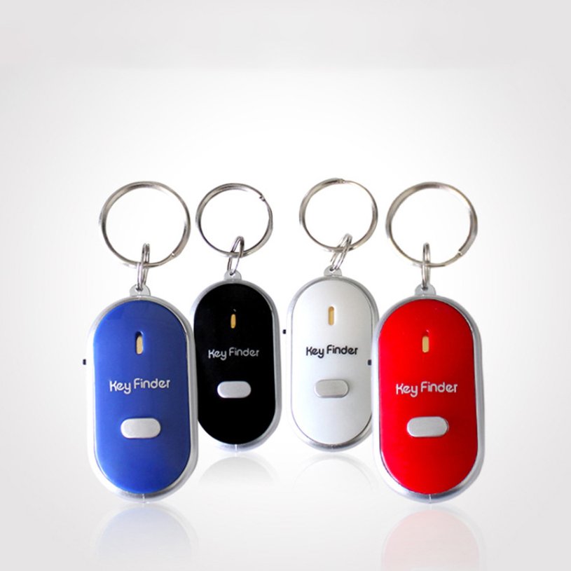 Portable Size Anti-lost Whistle Key Finder Flashing Beeping Alarm Reminder. 