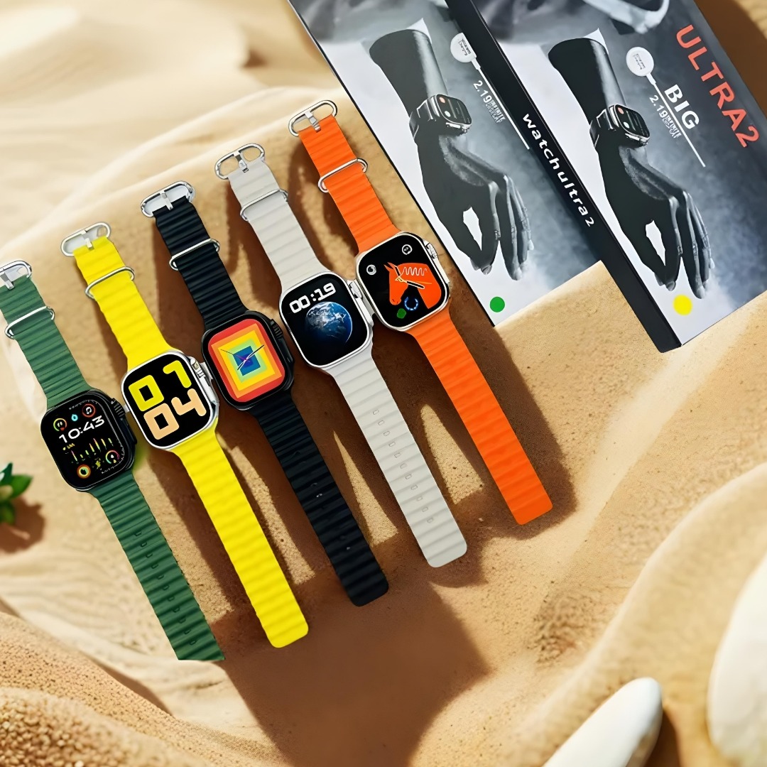 T10 Ultra 2 Smart Watch 2.19 inch Large Infinite Display Magnetic Wireless Charging Bluetooth Calling Feature IP67 Waterproof Heart Rate Sleep Monitoring, T10 Ultra Smartwatch For Men and Women. 