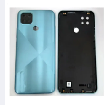 Realme C21 - ( Plastic ) Casing / Back Shell / Back Panel / Battery Cover / Back Door / Back Replacement Part with Button. 