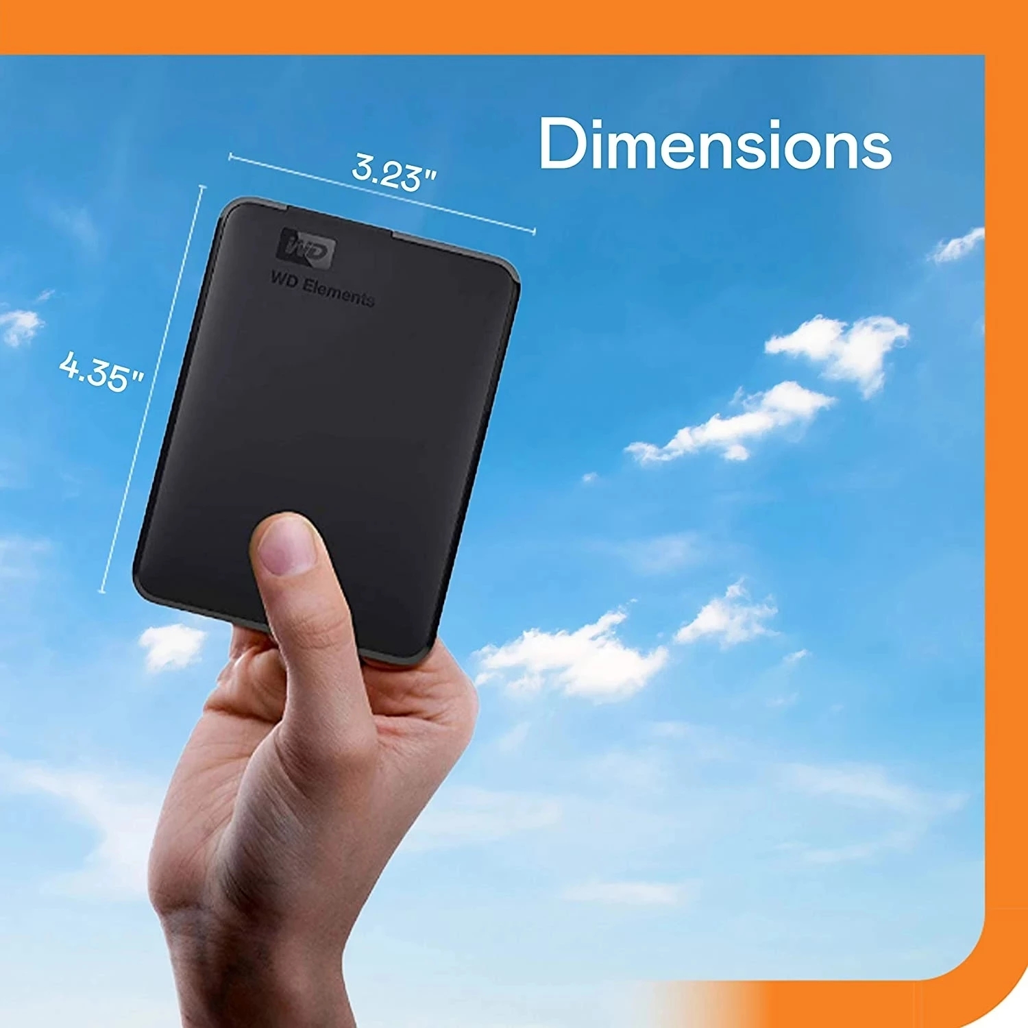 Western Digital WD Elements 5TB Portable External Hard Drive 4TB 2TB 1TB USB 3.0 Portable HDD Hard Disk For Desktop PC Laptop. 