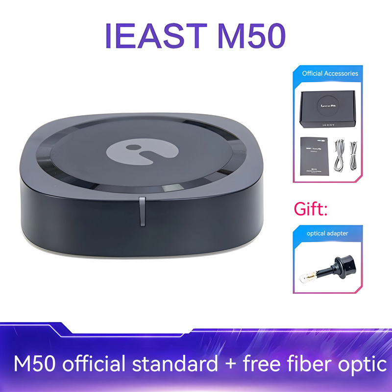 IEAST AudioCast Pro M50 Wireless WiFi audio receiver multi room airplay Bluetooth 5.0 music box hifi system tidal pando. 