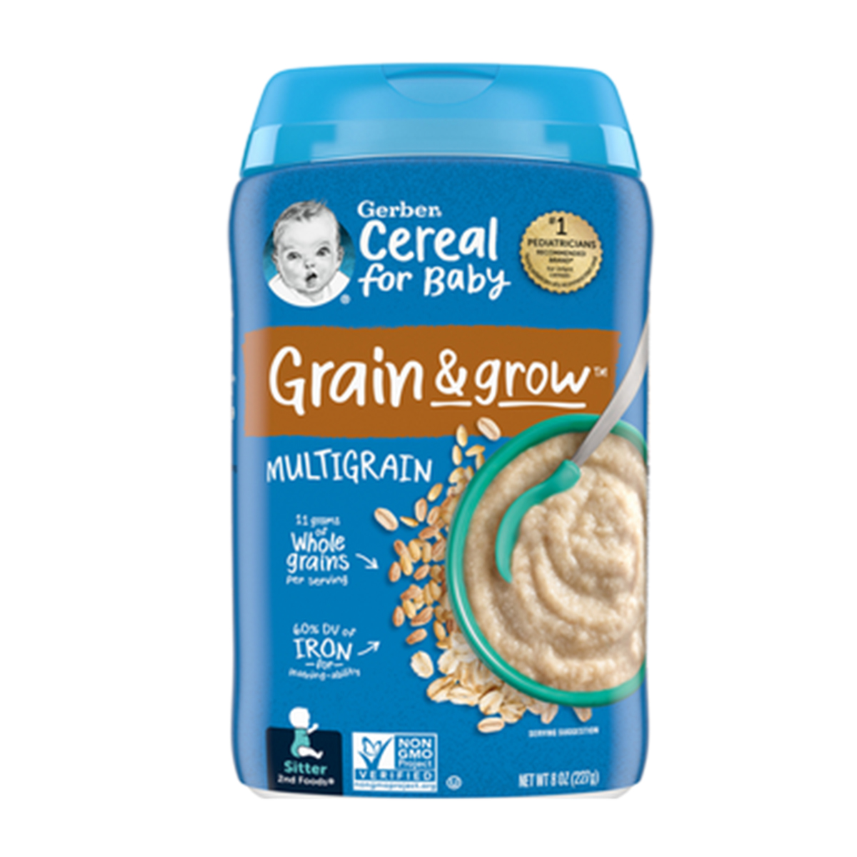 Gerber Multigrain Cereal - 227g -uk