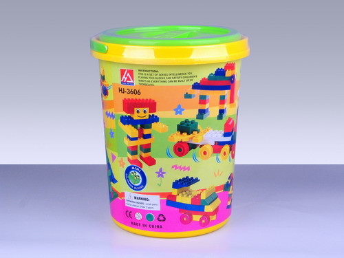 206 pieces. Intelligence building blocks puzzle blocks bottled blocks