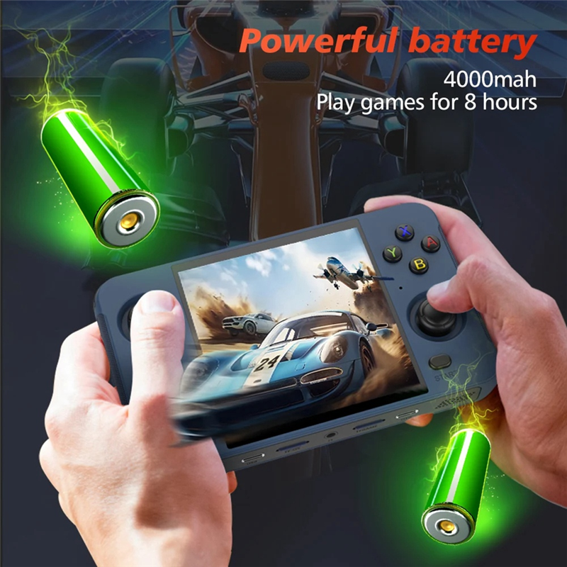 R40S Retro Video Game Console 16GB+128GB WiFi+BT Linux Support for PSP PS1 N64 DC ARCADE Simulator Black. 