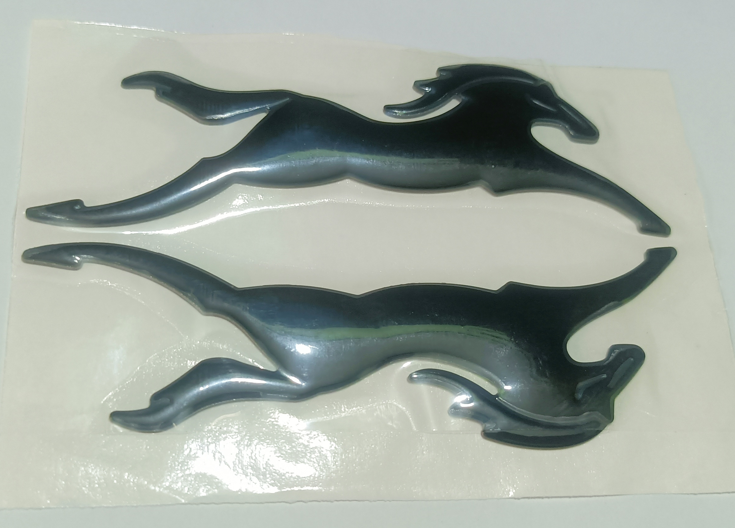 2PS TVS Apache Horse Side Badge Logo/Decal Model Emblem 3D Adhesive Both Side of Petrol Tank Monogram Sticker for Bikes. 
