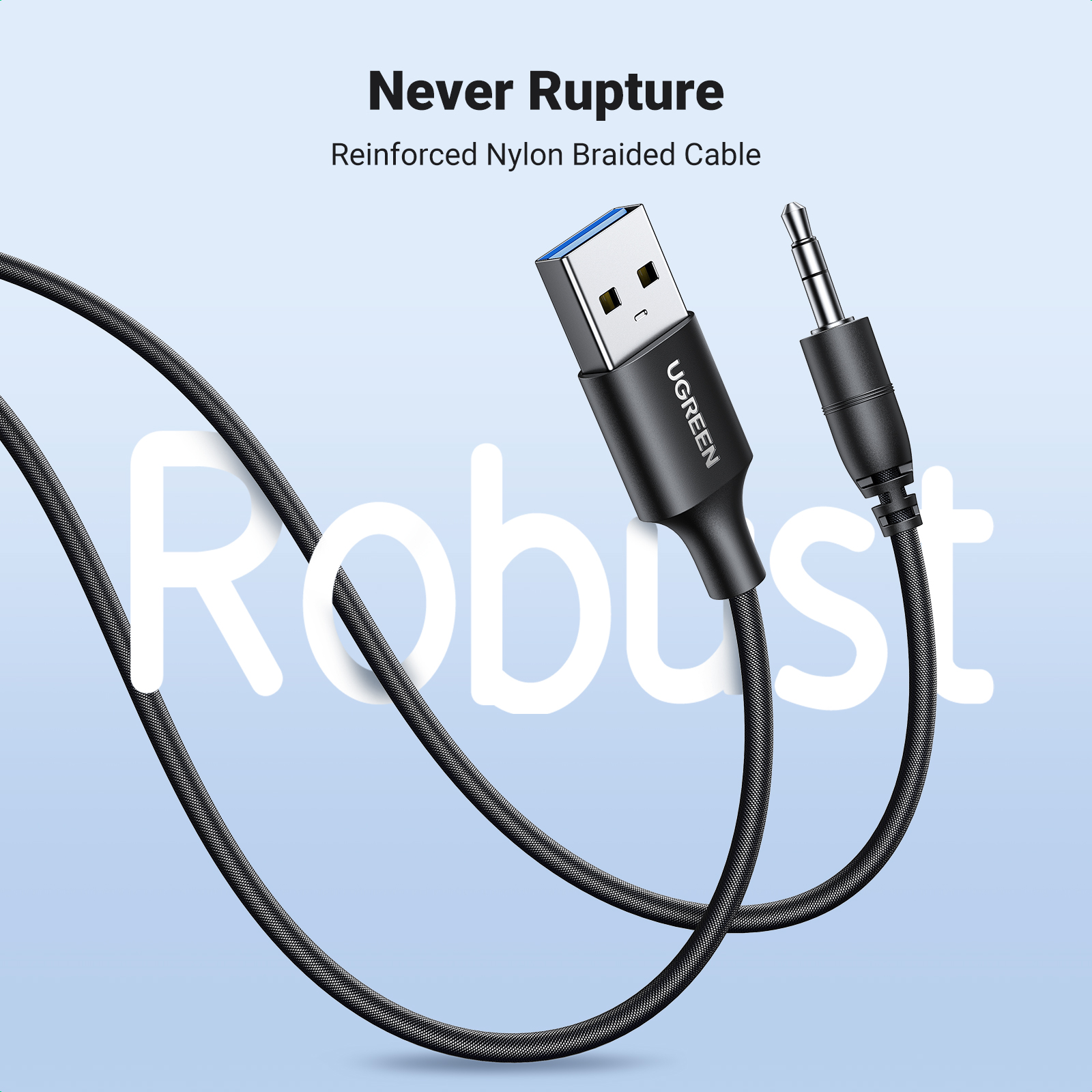 UGREEN CM723 (35002) Bluetooth Receiver Audio Adapter - Bluetooth Version: 5.4 - High-Fidelity Audio - Plug and Play - Wide Compatibility. 