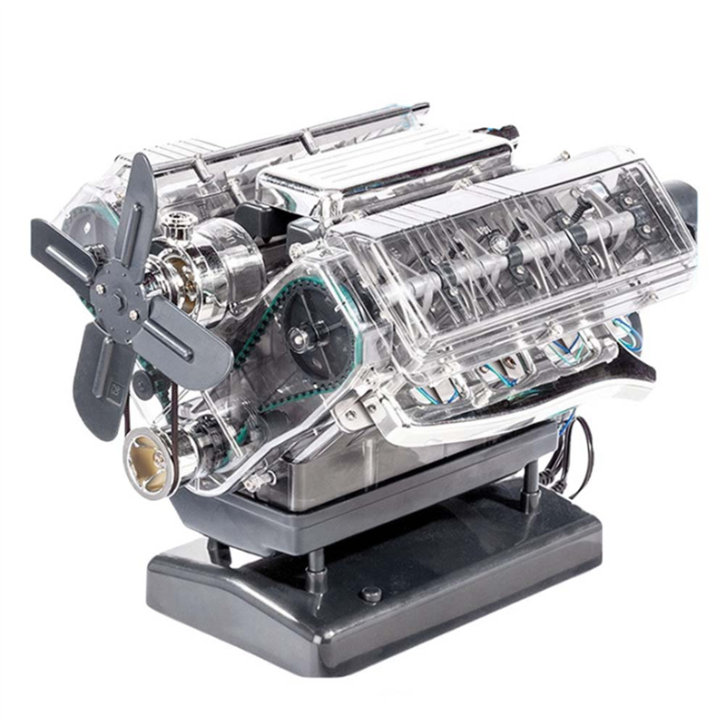 Mini V8 Engine Model Internal Combustion Model Kit. 