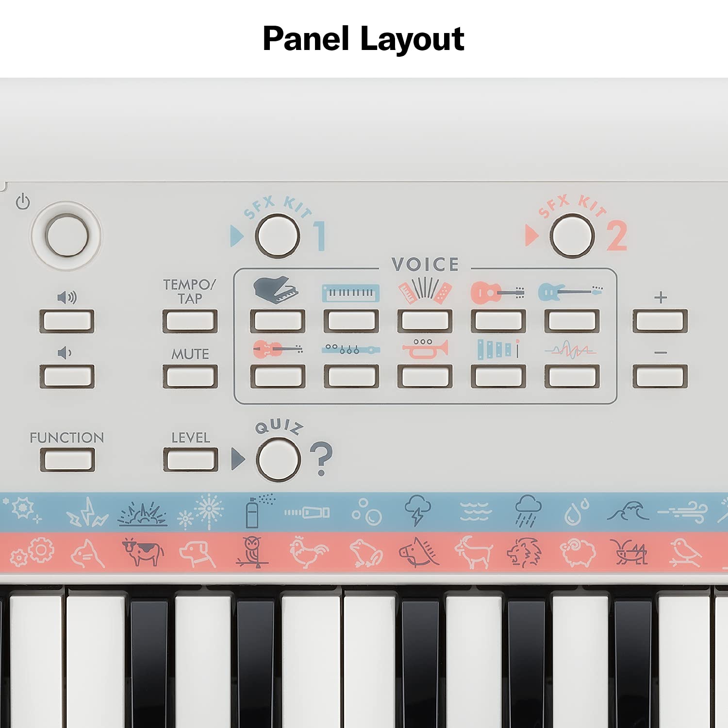 Yamaha Remie PSS-E30 37-Key Portable Mini Keyboard, White. 