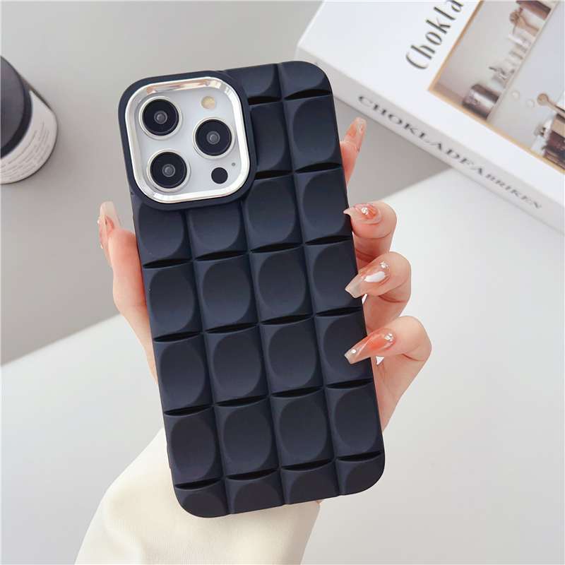 Cute 3D Cubic Soft Bubble Silicone Phone Case For iPhone. 