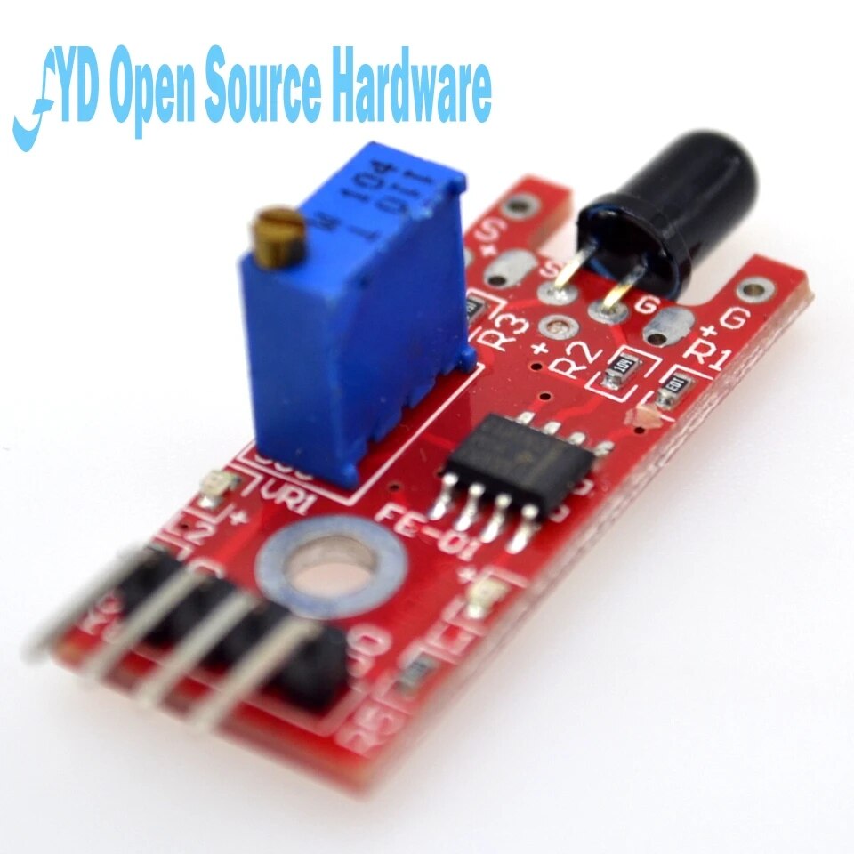 【Daily Necessities For Anyone Store】Smart Electronics 4pin KY-026 IR Flame Sensor Fire Detection Module Detects Infrared Receiver for arduino DIY KIT. 