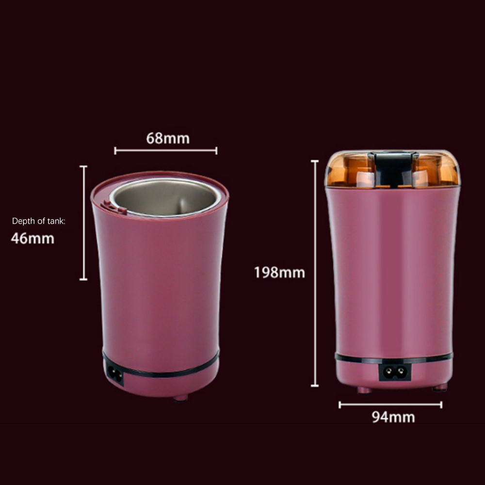 Versatile Portable Electric Coffee Grinder: Grind Herbs, Spices, Nuts, and Grains Effortlessly. 
