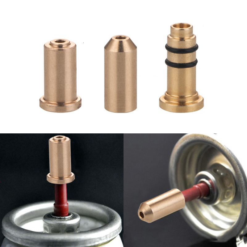 1Pcs Reusable Nozzle Refill Butane Gas Adapter Inflatable Head For Dupont Ligne Lighter Filling Gonghpng