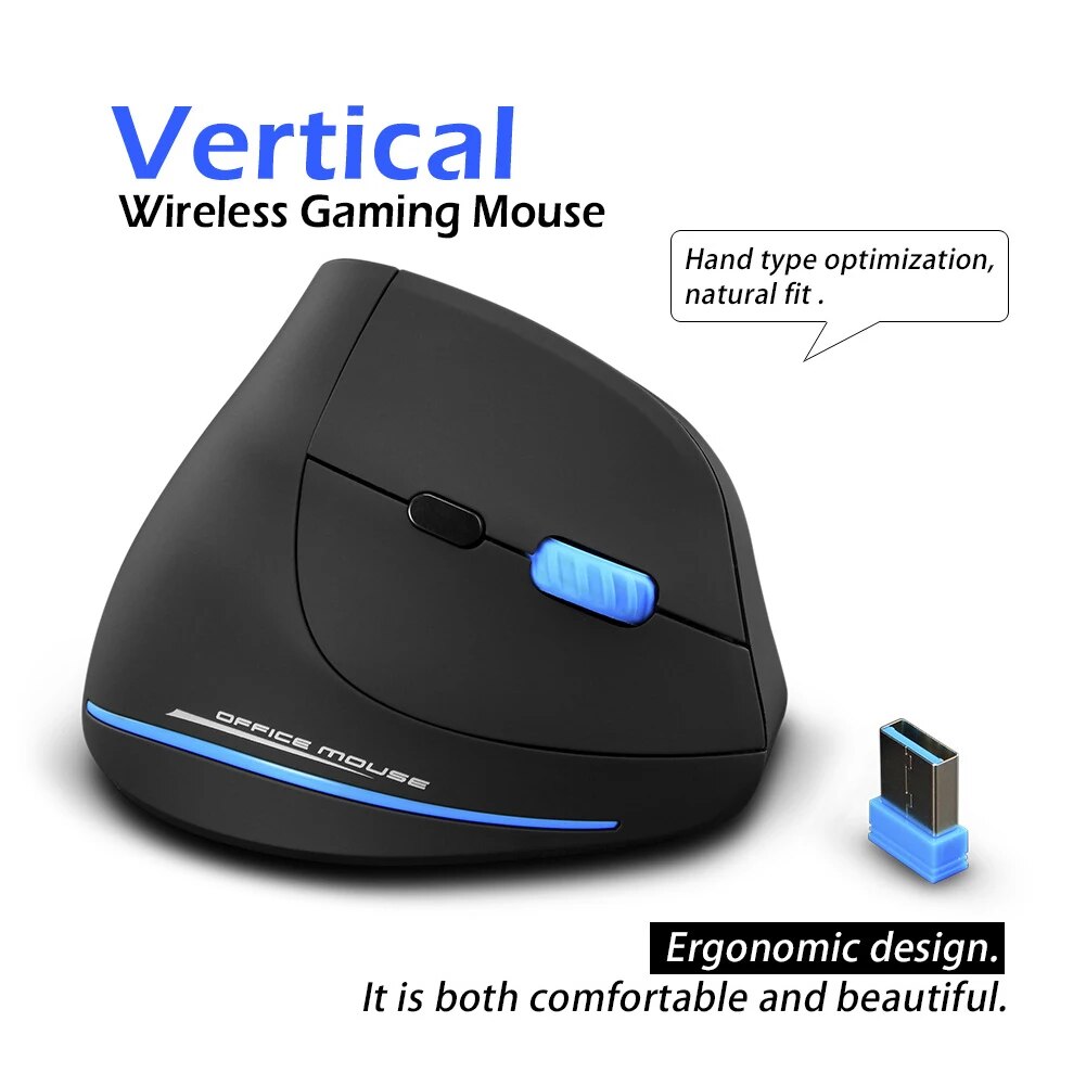 ZELOTES Vertical Gaming Mouse C10 C18 F17 F26 F35 F36 T30 2400-10000DPI RGB Optical Ergonomic Gaming USB Wired/Wireless Mouse. 