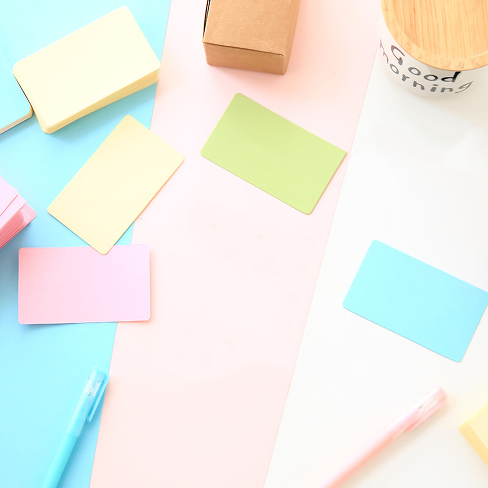 105pcs Double-sided Writable Study Flash Cards Ideal for Gift Graffiti Diy Projects Small Paper Note Cards for Word Messages English Study Cards. 