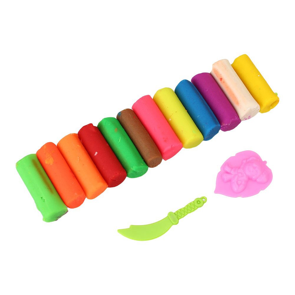【happy one】12 Colors/Barrel Modeling Clay DIY Malleable Play Child Toy YH-17. 