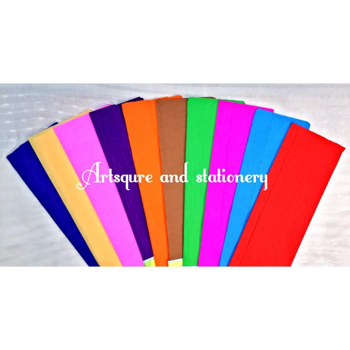 10 Different Color Craft Tissue Paper (20 wide x 80 long Inches) Pack Of 10