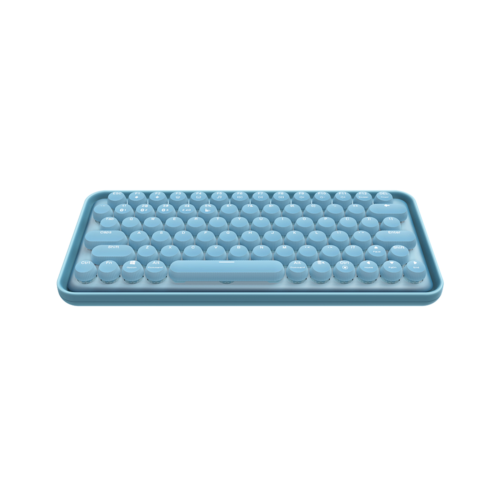 Rapoo Ralemo Pre 5-Blue Multi-mode Wireless Blue Switch Mechanical Keyboard Supports Bluetooth 3.0, Bluetooth 5.0, 2.4GHz and Wired Modes Compatible with Windows and Mac. 