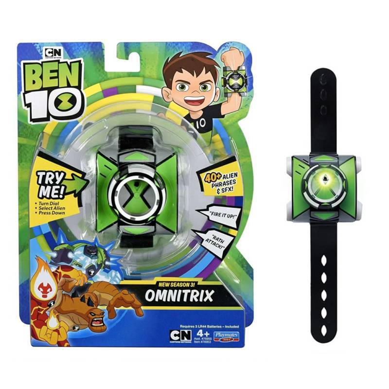Genuine BEN 10 Junior Hacker Omnitrix Basic Sound and Light Function Small Class Doll Toy Transformed into a Watch. 