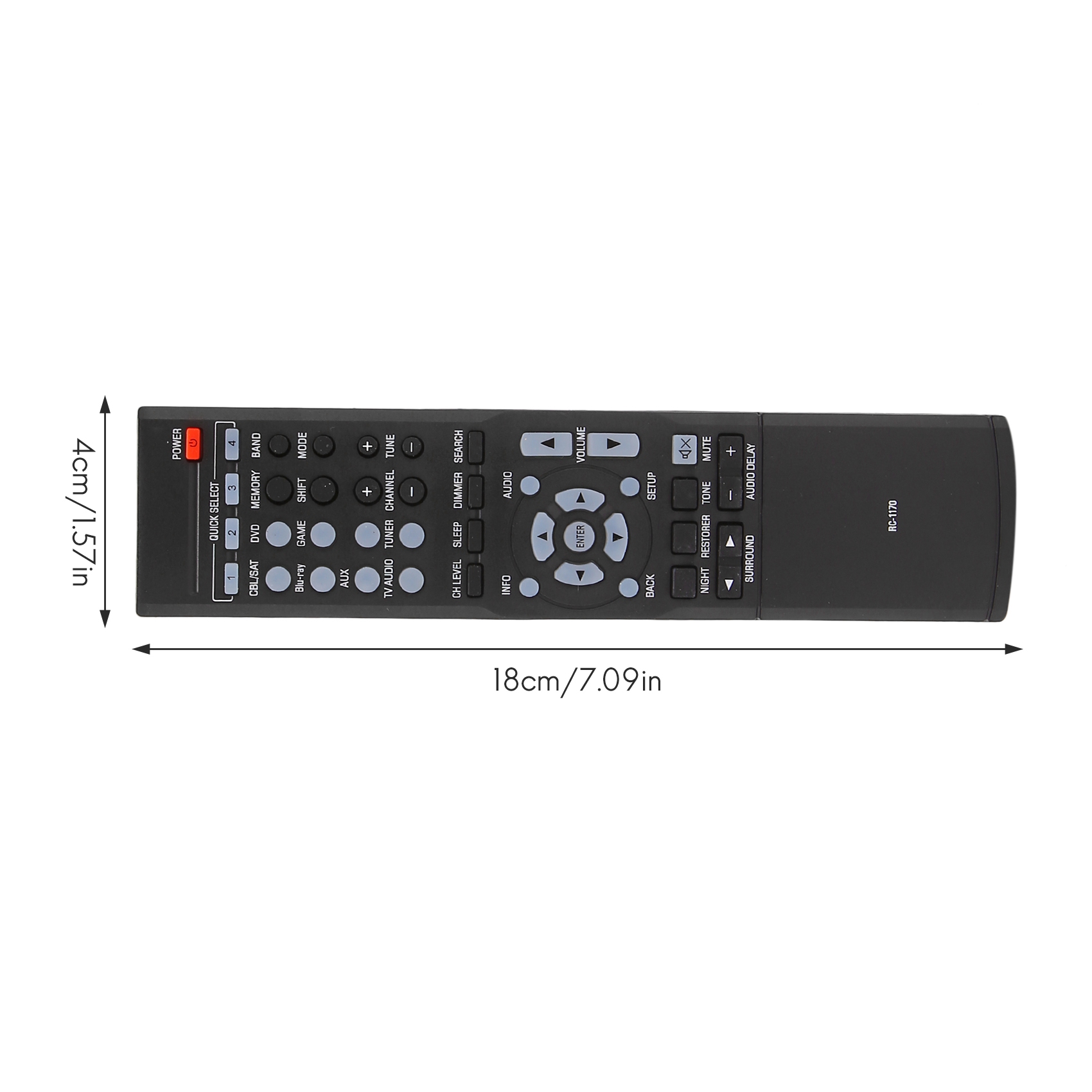 Remote Control RC-1170 for Denon AV RC-1156 RC-1157 RC-1180 AVR-1513. 