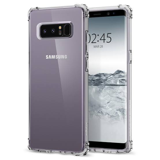 For Samsung Galaxy Note 8 Soft Silicon Transparent Bumper Case Back Cover.
