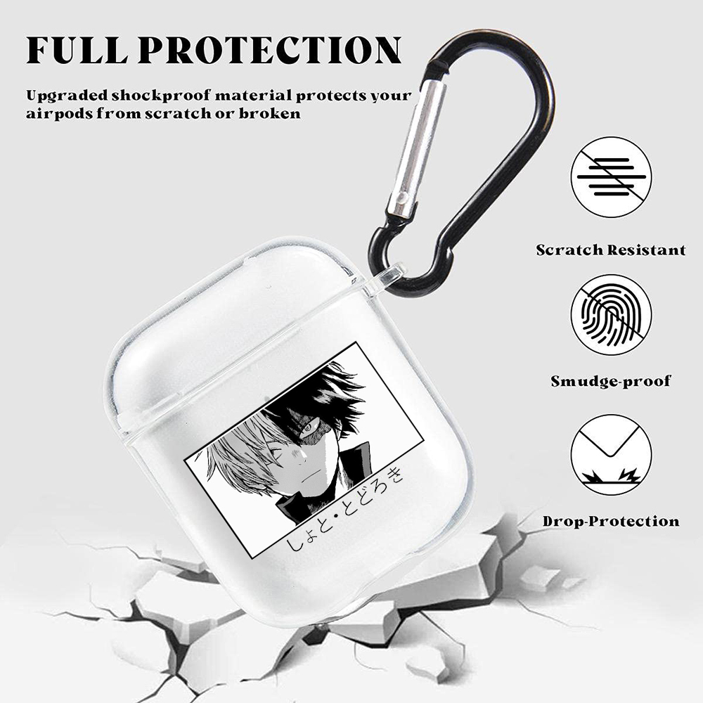 Anime Figures Soft Tpu Silicone Case For 2 1 Levi Killua Gon Bakugou Transparent Wireless Bluetooth Earphone Box Cover. 