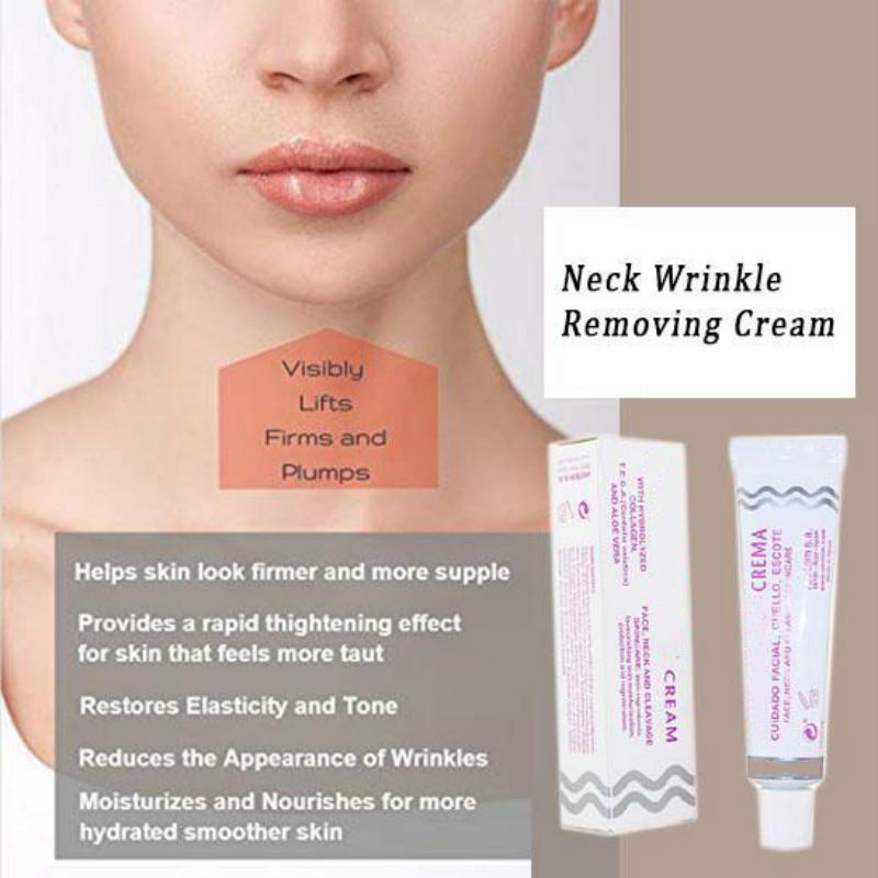 Cream Face and Neck Wrinkle Removing Cream Neck Line Erasing Cream Wrinkle Smooth Skin Cream 40ml. 