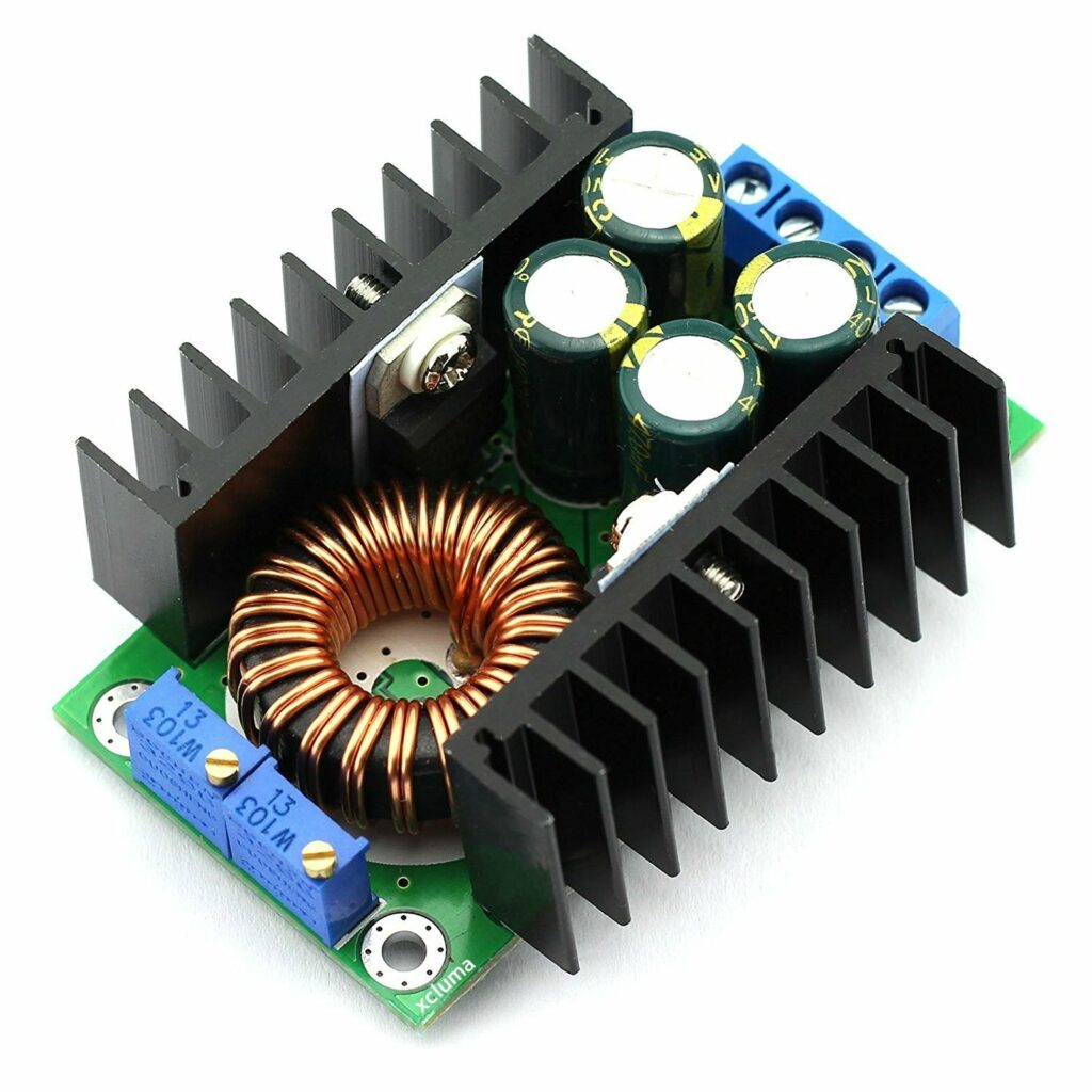 DC Car Power Supply Voltage Regulator Buck Converter 10A/100W 12A Max DC 5-40V to 1.2-36V Step Down Volt Convert Module Adapters. 