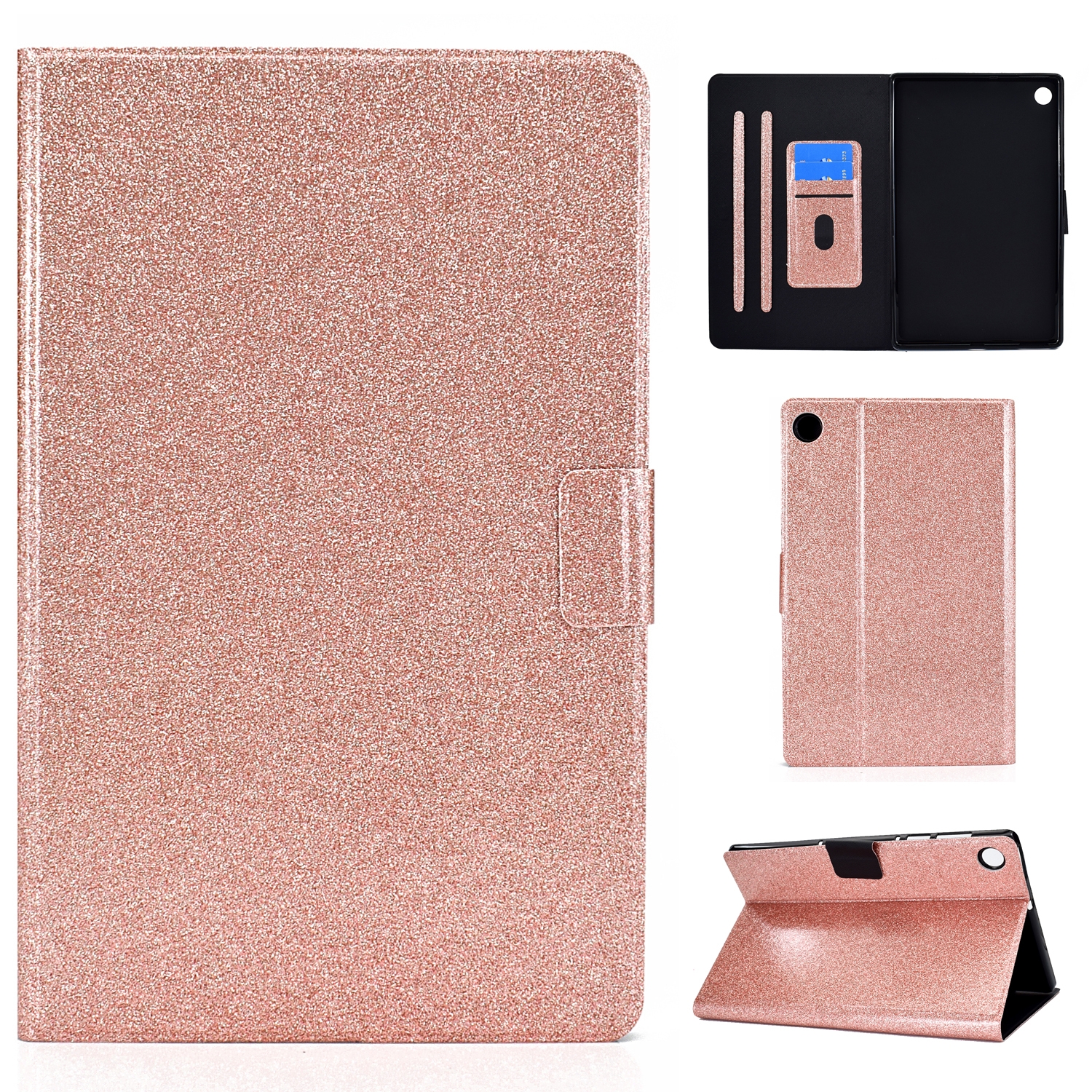 Glitter Powder Leather Case For Samsung Galaxy Tab A9