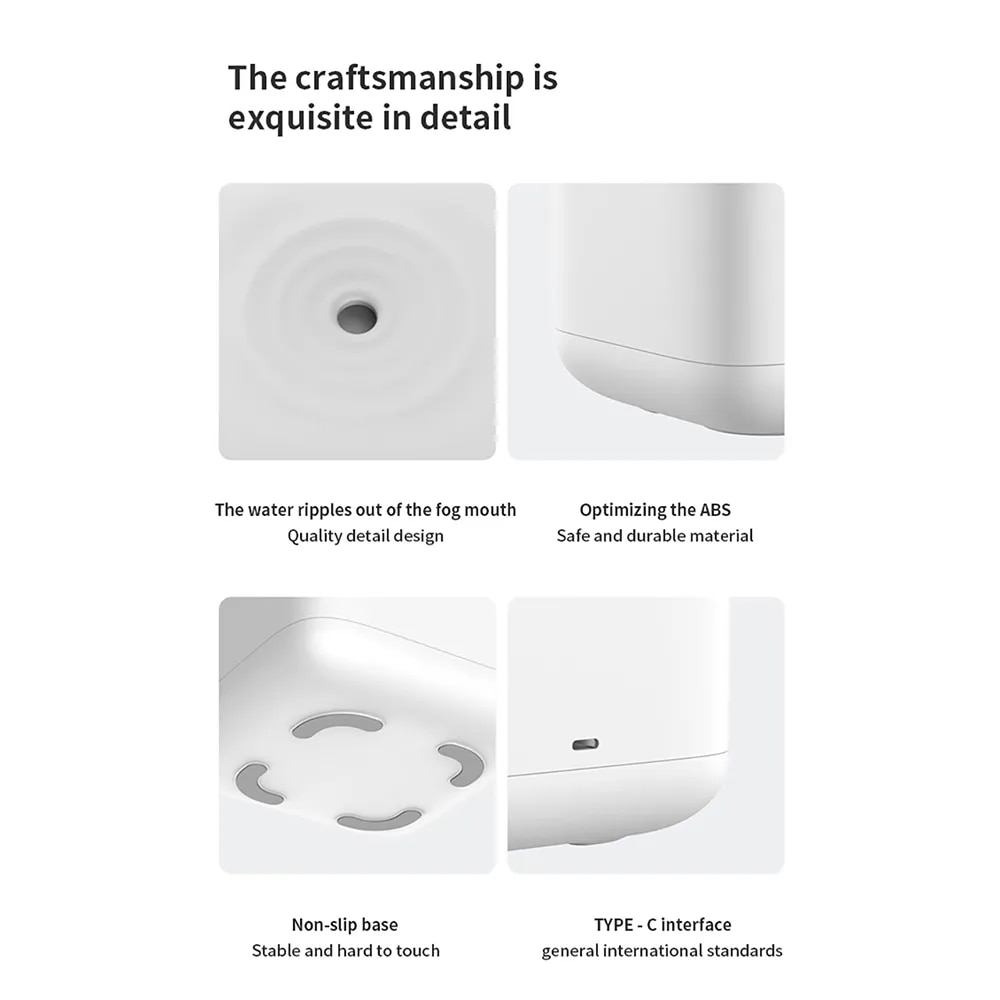 800ML Anti Gravity USB Air Humidifier Water Drop Mist Maker Ultrasonic Air Purifier Fogger Humidifiers Aroma Diffuser. 