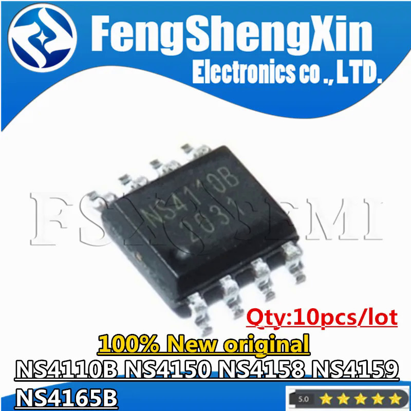 10pcs NS4110B NS4110 NS4150 NS4158 NS4159 NS4165B NS4165 SOP8 Audio amplifier chip IC