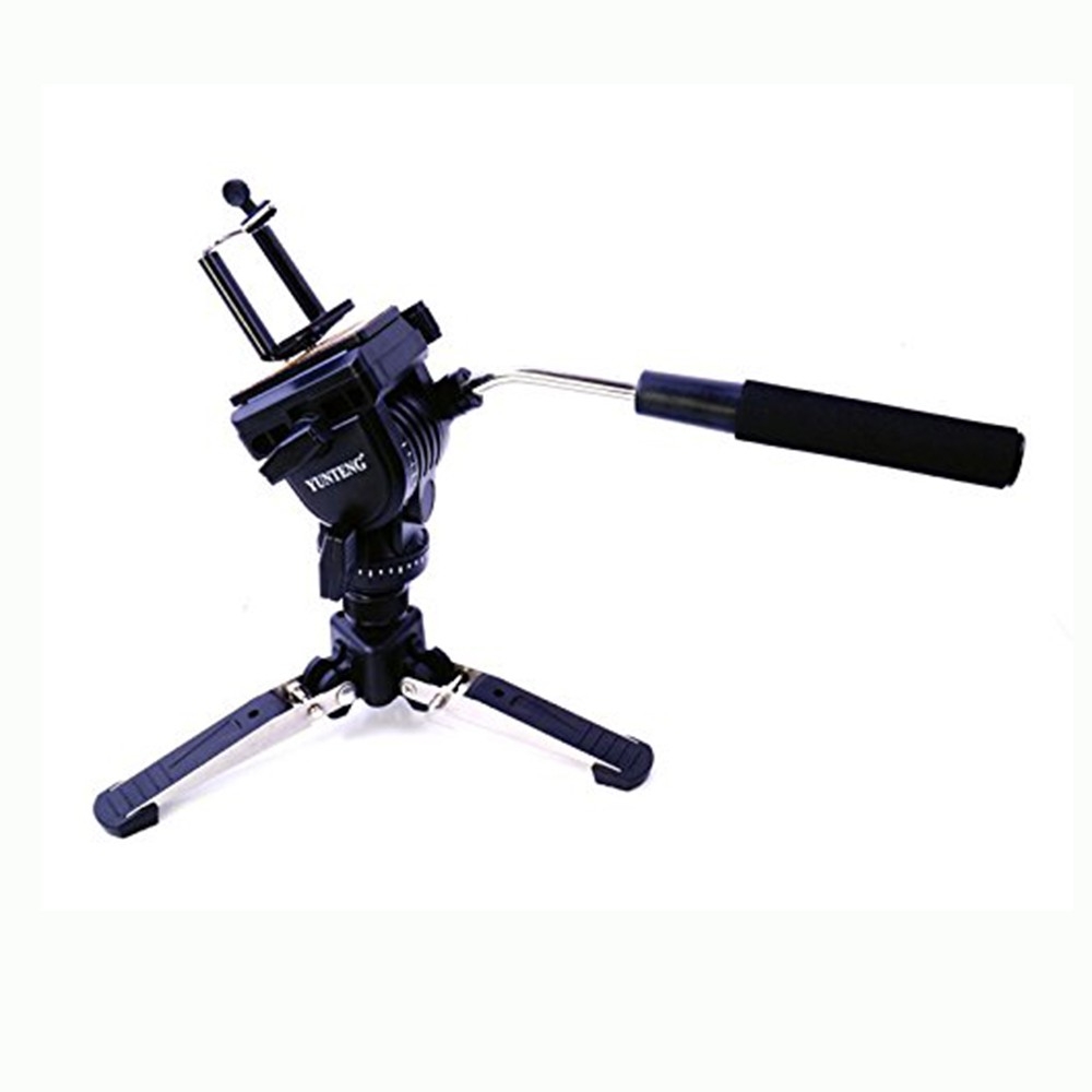 YUNTENG VCT-288 Tripod Mount Monopod with Fluid Drag Head. 