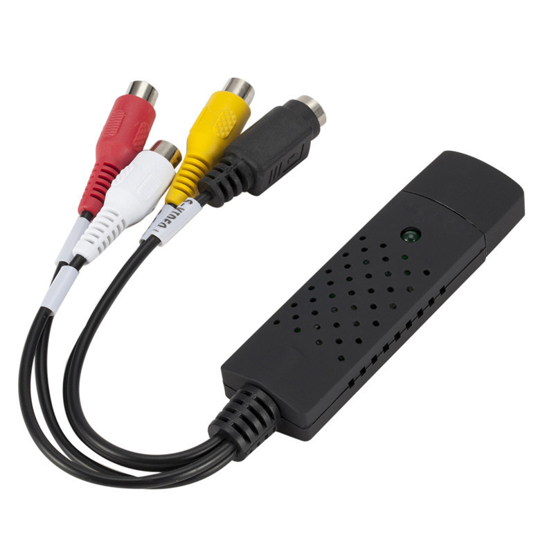 Portable USB2.0 Audio Video Capture Card Adapter Easy To Cap Easycap VHS To DVD Video Capture Converter Hudduo. 