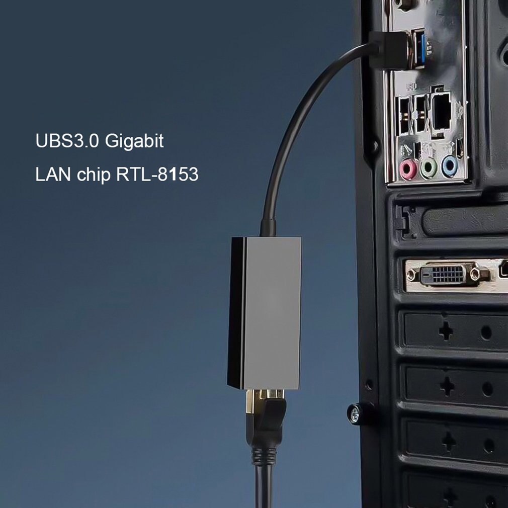 【VisioN Shop】USB 3.0 Ethernet USB Network Card to RJ45 1000Mbps Lan Win7/Win8/Win10 For Macbook Laptop Ethernet USB. 