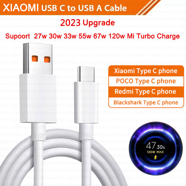 Pro F5 X50 POCO Note140 Pro Speed Charger, Adaptable Turbo Fast E C Data SB Typ Original Xiaomi 6A 120W 67W U for Xiaomi Mi 13 12 Ultra Redmi K. 