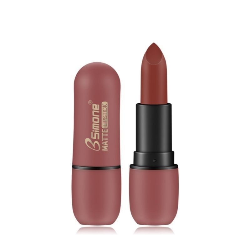 Super white matte lipstick, plum color girl group, retro rose red, raspberry deep red, long-lasting, non-fading, non-sticking cup. 