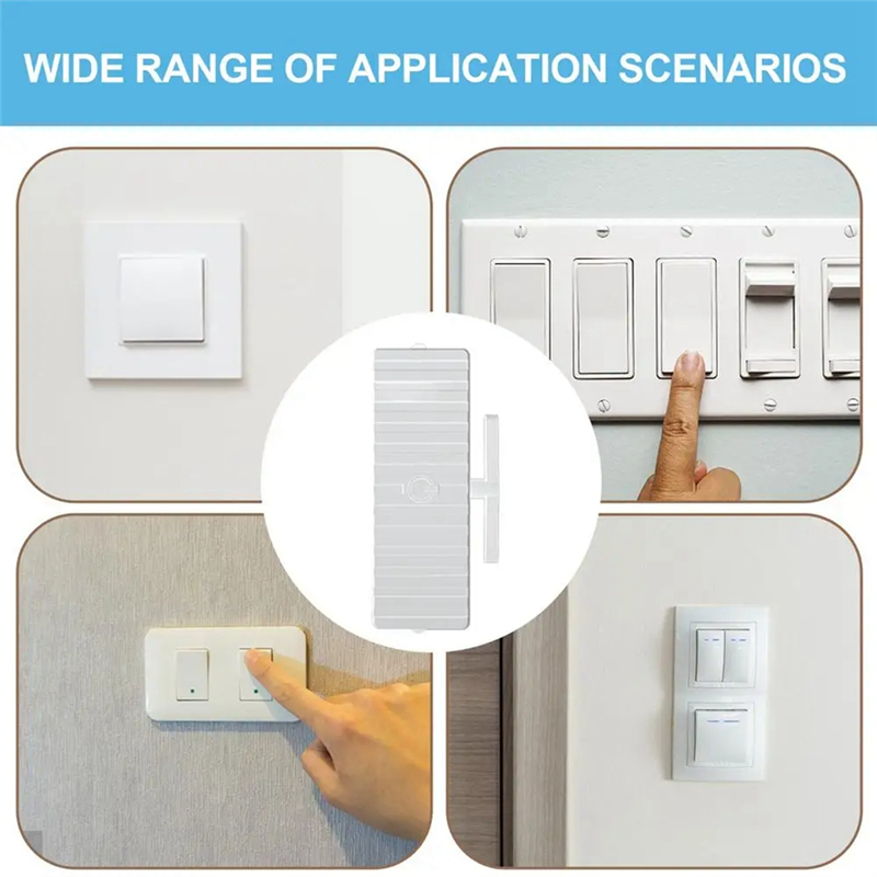 Wireless Remote Control Turn Off/on Lights Auto Press Wall Switch Bot Automatic Physical Finger Click Switch Button Home Replacement. 