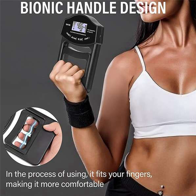 New Grip Strength Tester,396Lbs/180Kg Digital Hand Dynamometer Grip Strength Meter USB LCD Screen Hand Grip Dynamometer. 
