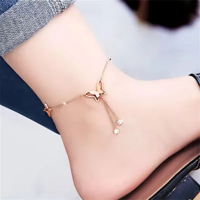 Butterfly anklets for deals women