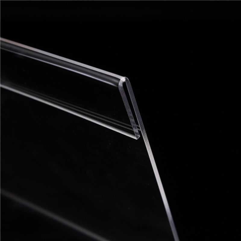 10pcs Acrylic Display Stand Desk Sign Label Frame Display Business  Holders. 