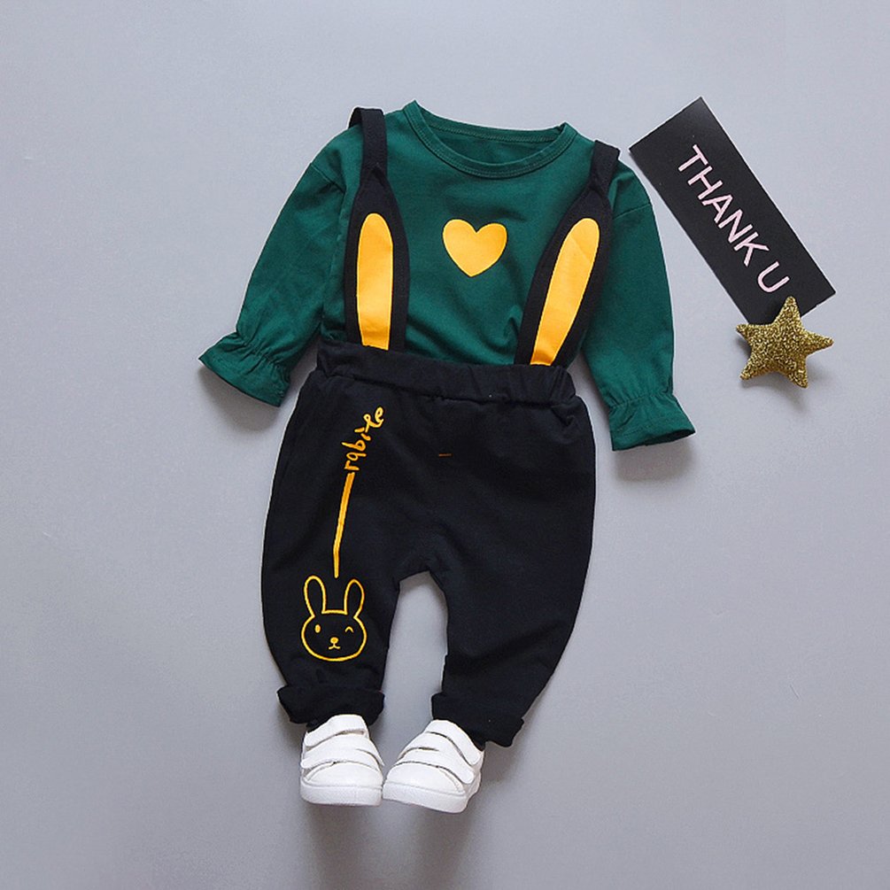 dark green baby clothes