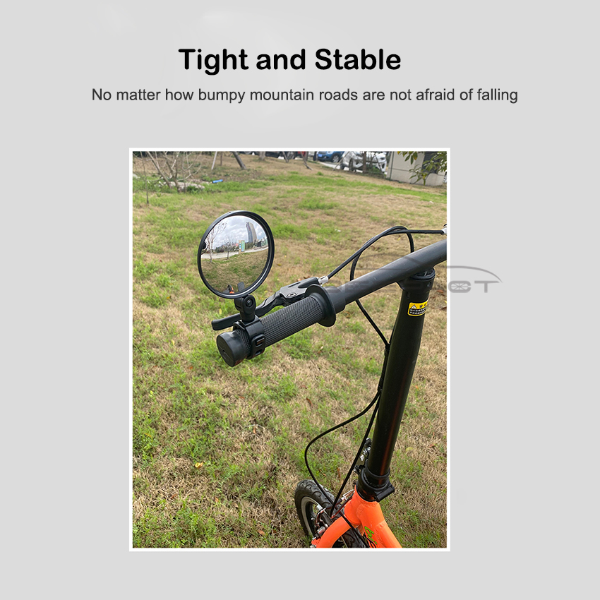 Geepact 2 PCS  Rearview Mirror Bicycle Mirror Handlebar Rearview Wide Angle 360°Rotate Looking Glass Universal Cycling  Rear View Mirror  for Bike MTB Electric Scooter Motorcycle. 