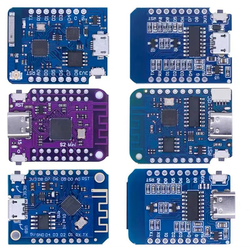 WeMos D1 Mini Pro V3.0 NodeMcu 4MB/16MB bytes Lua Internet of Things Development board based ESP8266 CH340G Nodemcu V2. 