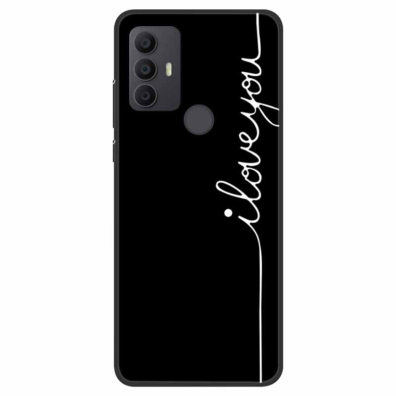 Silicone Case For TCL 30 SE Case 305 6.52'' Soft Space Slim TPU Phone Cover for TCL 305 306 30SE 30E Cases 6165A Bumper Fundas. 