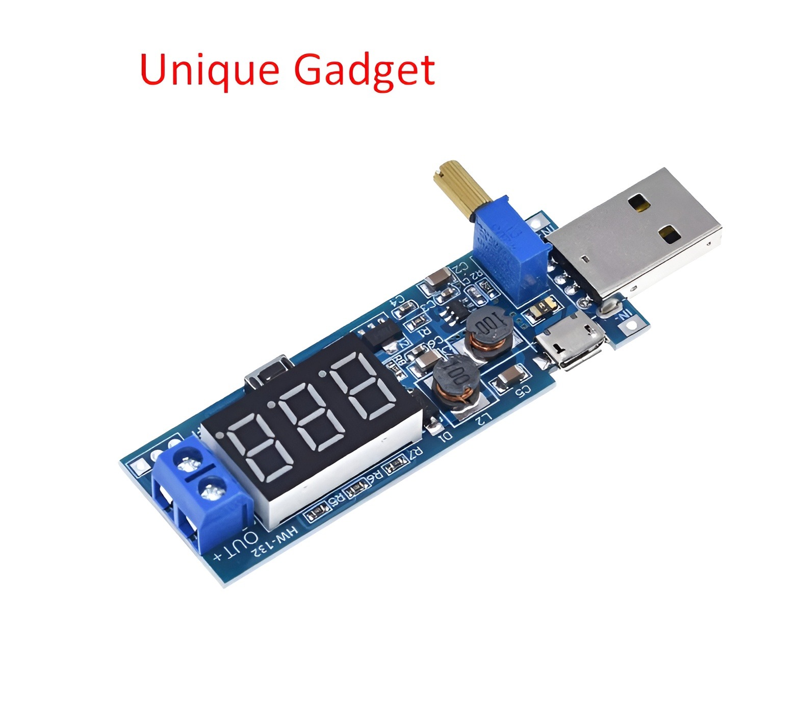 DC-DC 5V to 1.2-24V USB Step-up Step-Down Adjustable Power Supply Module Boost Buck Converter - Versatile Power Supply Module with Adjustable Output