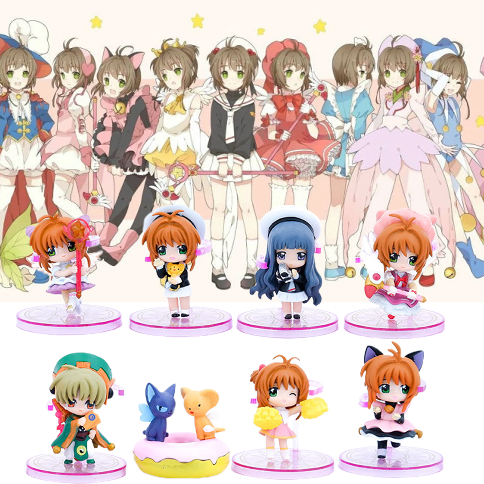 Figure Toy Realistic Looking Card Captor Sakura Anime Character Model Toys. 